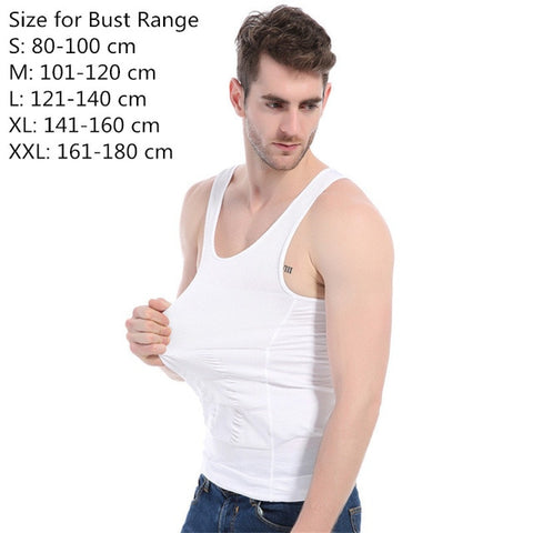 2019 Men Slimming Body Shaper Tummy Shapewear Fat Burning Vest Modeling Underwear Corset Waist Trainer Muscle Girdle Shirt